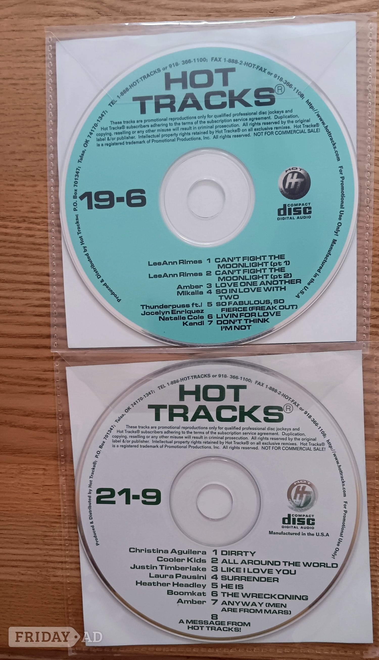 3 Hot Tracks Promo CDs.   in Rotherham