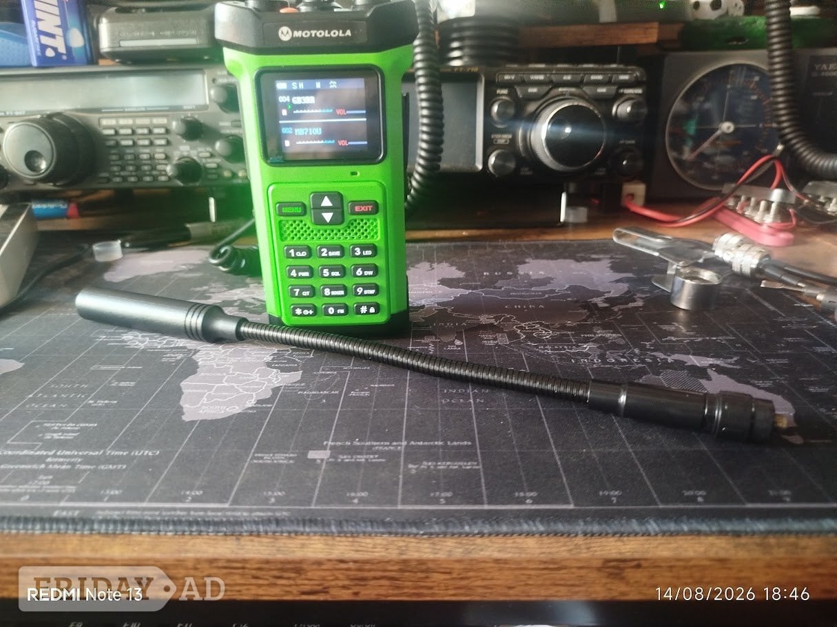 Steyning MOTOLOLA SQ8500, (GREEN) SQ-8500 20W High-Power VHF/UHF Dual B
