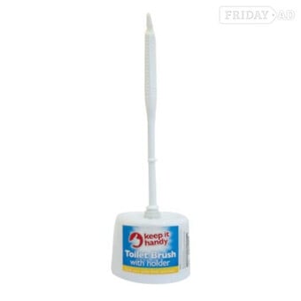 Toilet brush white