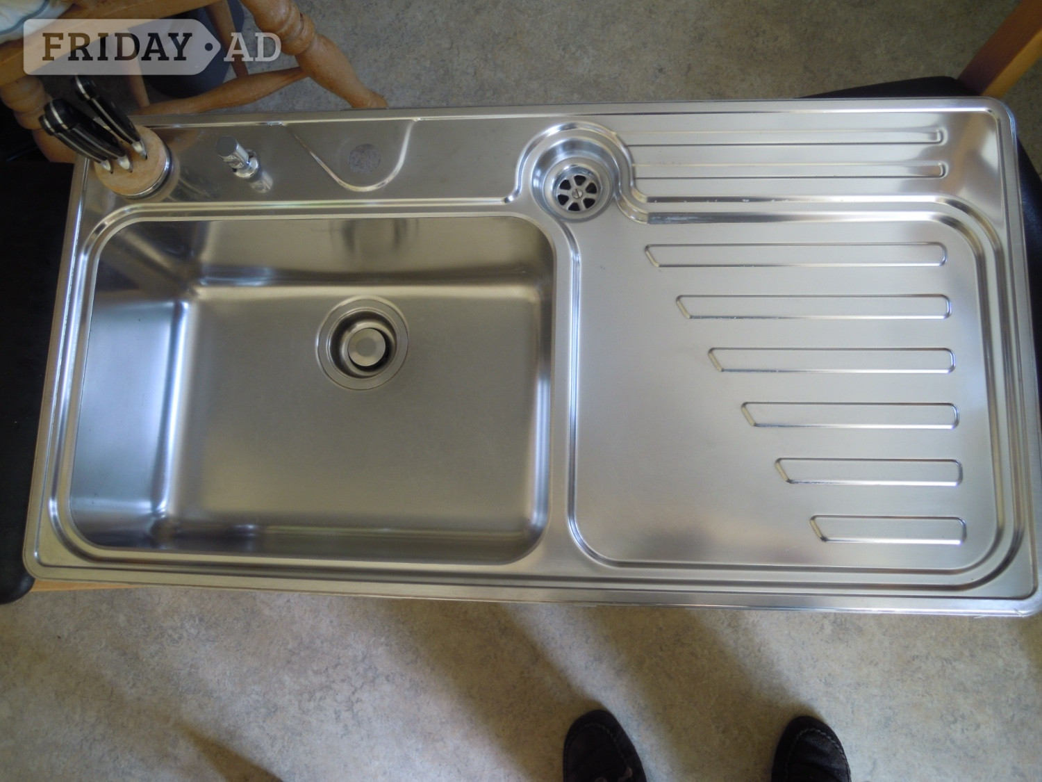 Franke Largo LAX 614 LHD sink complete with accessories in Chichester