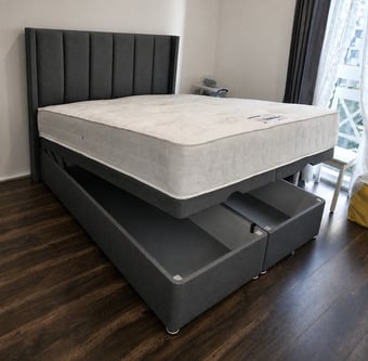 Divan ottoman bed  with optional size  & colour & COD