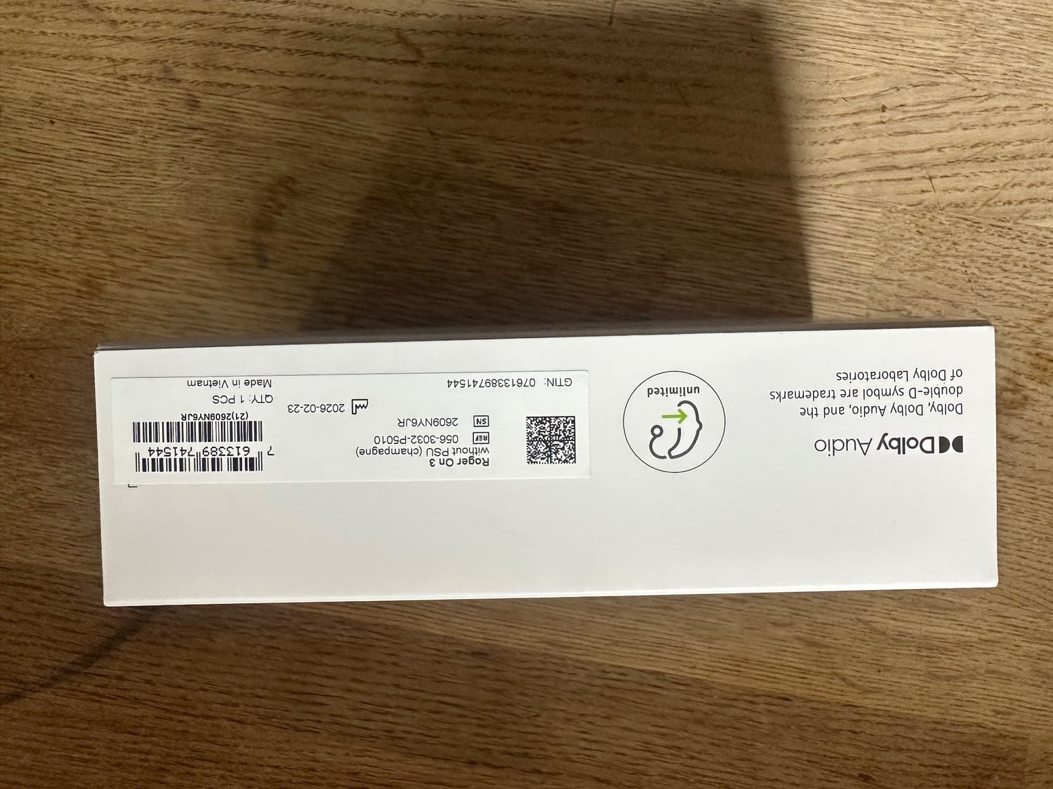 Chichester Phonak Roger On 3 Hearing Aid Transmitter Champagne Brand New In 
