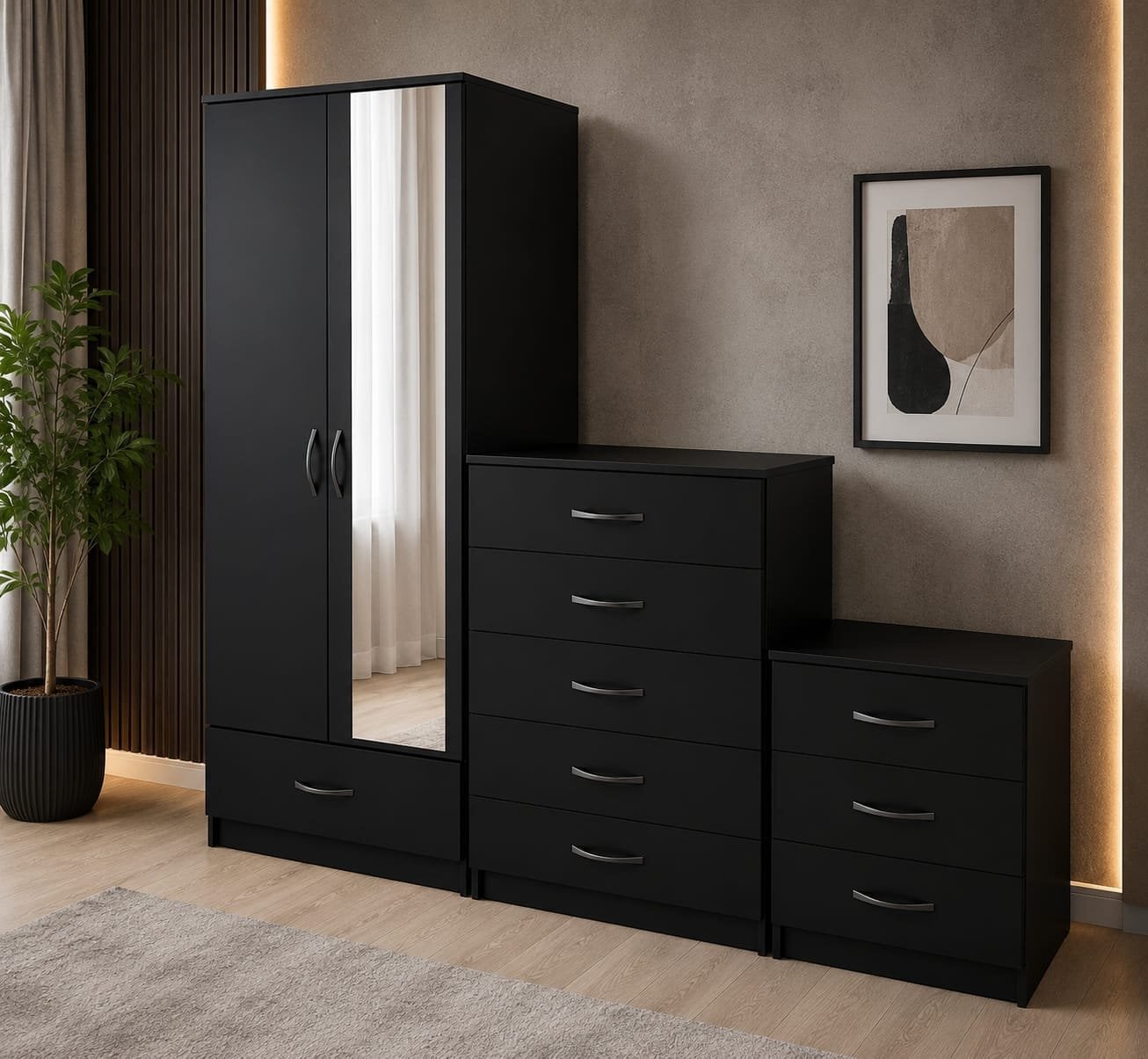 Complete ✅ bedroom set  furniture sale for near me 