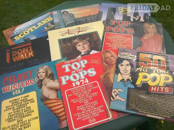 LPs, pop, western, classical. 