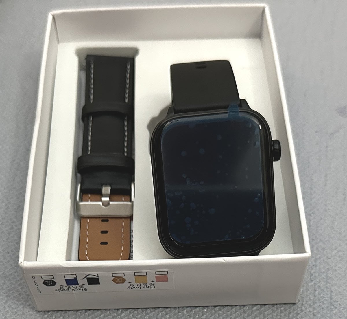 Smart Watch with Health monitor Heart ECG Oxygen Temp 1.85 Inch